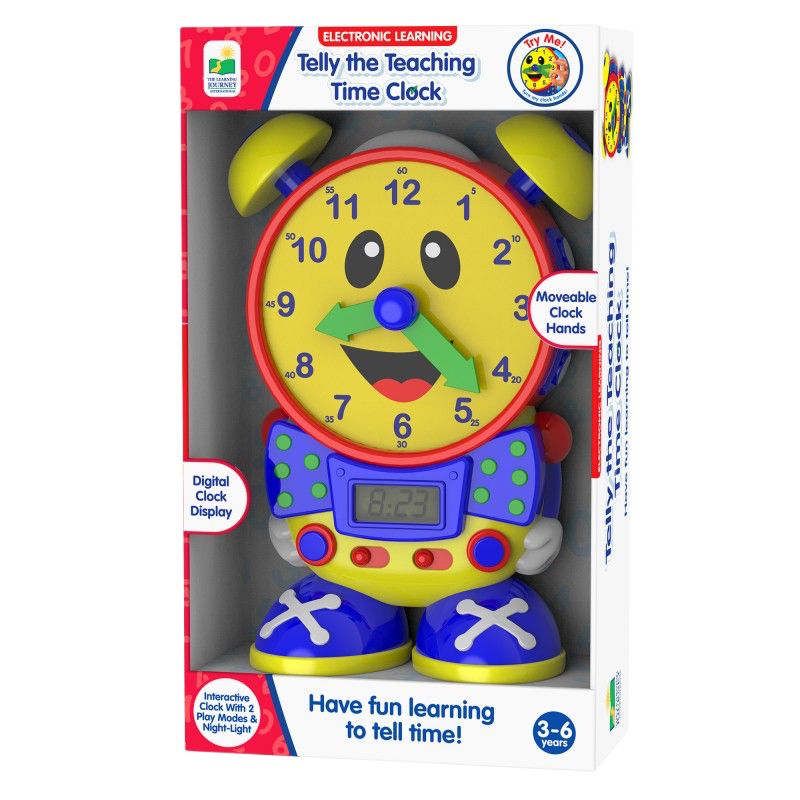 The Learning Journey Electronic Learning Super Telly Teaching Time Clock (Classic Edition)