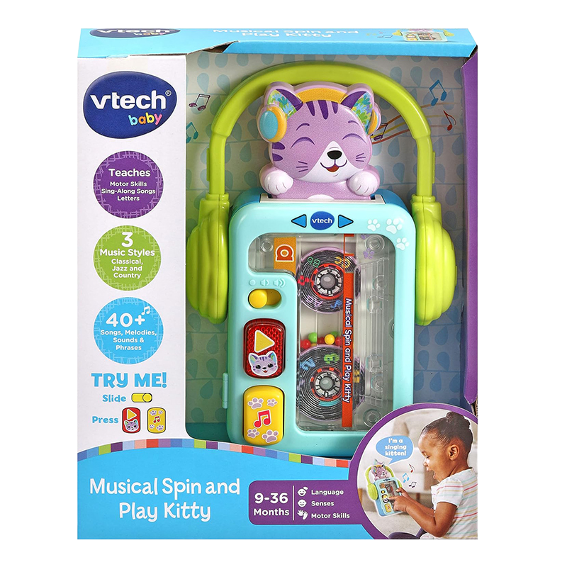 Vtech Baby Musical Spin And Play Kitty