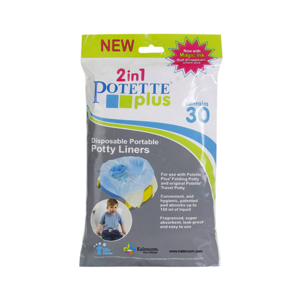 Potty Liners With Magic Ink – Bag of 30