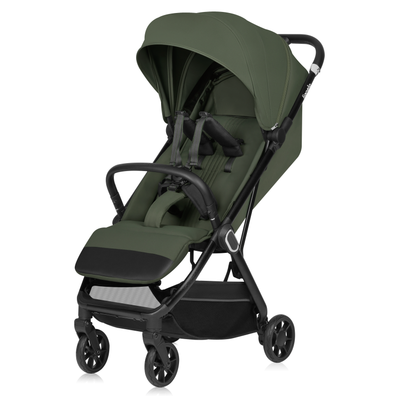 Lionelo Bess Lightweight Stroller Grey/Green/Beige