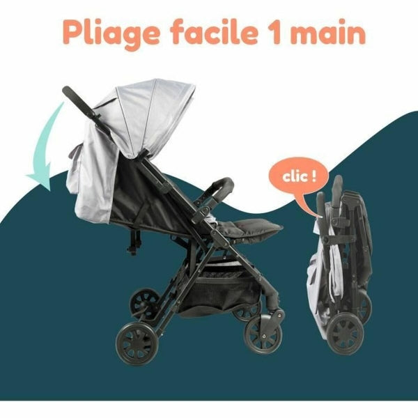 Ultra-Compact Side-by-Side Double Stroller