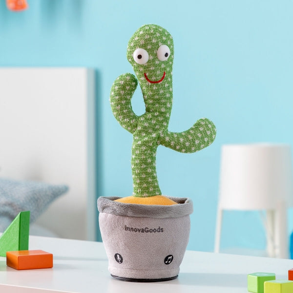 Cactus Dancer Talker with Music and LED Multicolor