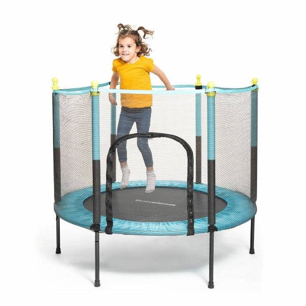 Kids Trampoline With Safety Enclosure – Toytastic Malta
