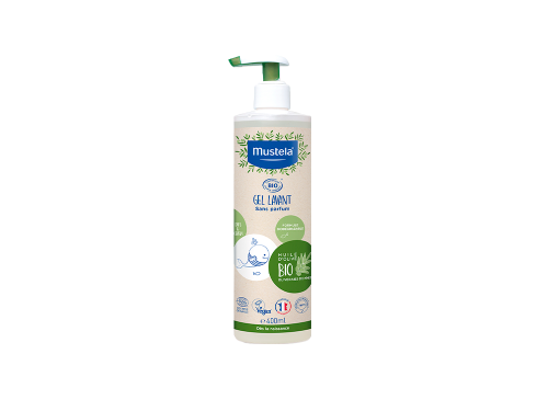 Mustela Certified Organic Cleansing Gel Body & Hair 400ml