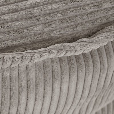 PLUSH Puffy Square Armchair 77x67x50 Premium Corduroy Beige/Grey/Pink