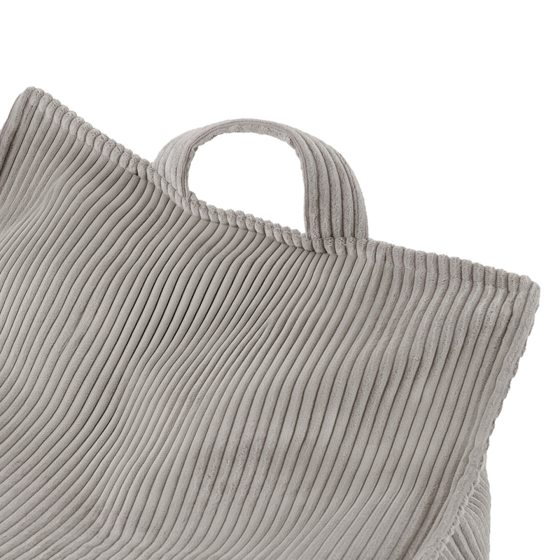 PLUSH Puffy Square Armchair 77x67x50 Premium Corduroy Beige/Grey/Pink