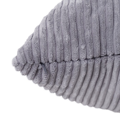 PLUSH Sack Pouf 120x80cm Premium Corduroy Beige/Grey/Pink/Blue