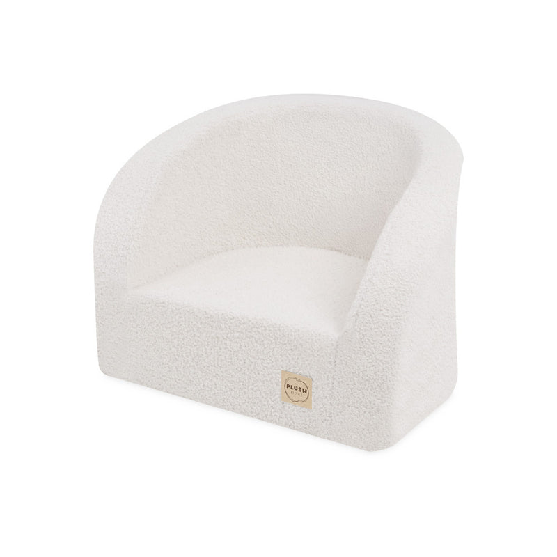 PLUSH Armchair, Lamb Cream/Grey