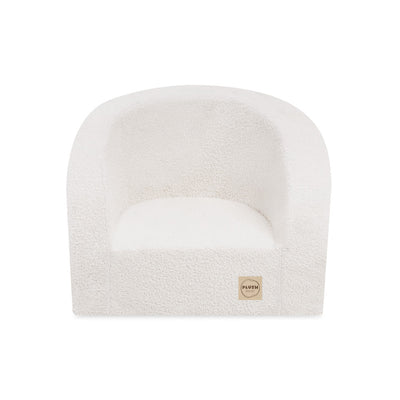 PLUSH Armchair, Lamb Cream/Grey