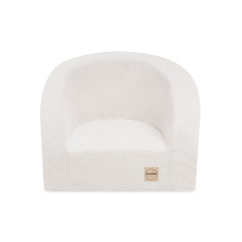 PLUSH Armchair, Lamb Cream/Grey