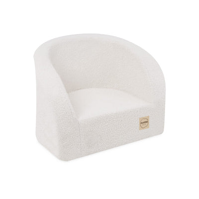 PLUSH Armchair, Lamb Cream/Grey