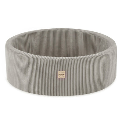 PLUSH Playground 3 Elements + Dry Pool 90x30 +200 Balls Premium Corduroy Beige/Grey/Green