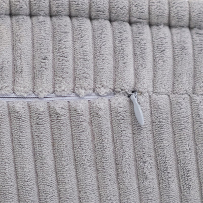 PLUSH Child's Reclining Chair, 150x60x25 cm Premium Corduroy Beige/Grey/Blue/Pink