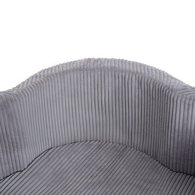 PLUSH Dry Flower Pool, 95x30, +200 balls Floral Fun Zone, Premium Corduroy Beige/Grey/Pink/Green