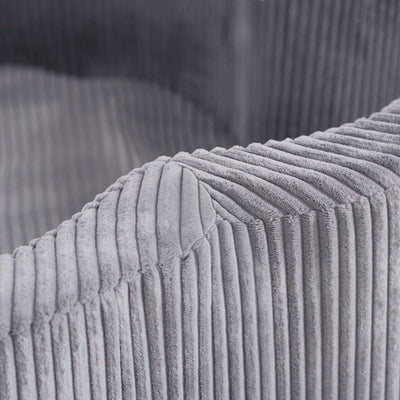 PLUSH Dry Flower Pool, 95x30, +200 balls Floral Fun Zone, Premium Corduroy Beige/Grey/Pink/Green