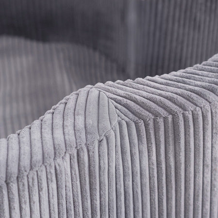 PLUSH Dry Flower Pool, 95x30, +200 balls Floral Fun Zone, Premium Corduroy Beige/Grey/Pink/Green