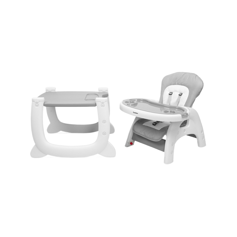 3in1 High Chair And Table Set Grey/Beige