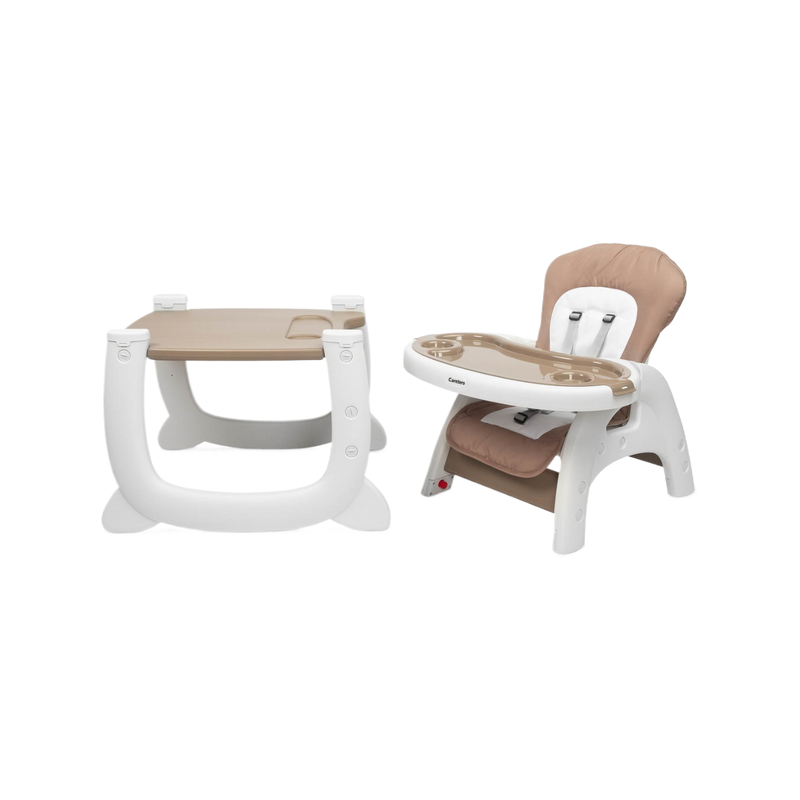 3in1 High Chair And Table Set Grey/Beige