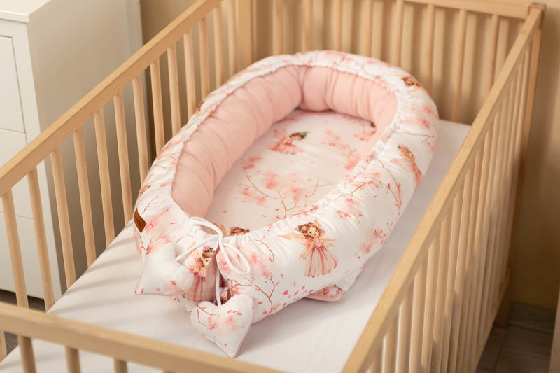 Sensillo Muslin Baby Nest 45x80 Pink/Beige/Jeans/Brown/Grey/Emerald