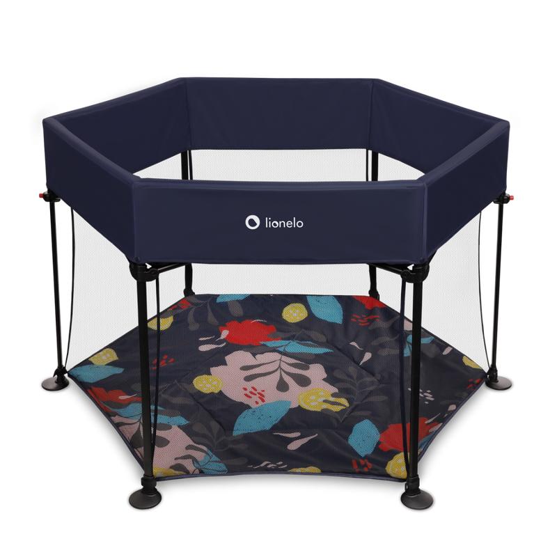 Lionelo Roel Blue Navy/Grey - Playpen