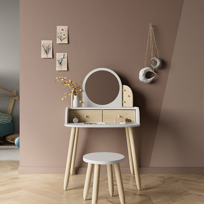 Lili Wooden Vanity Dressing Table Beige