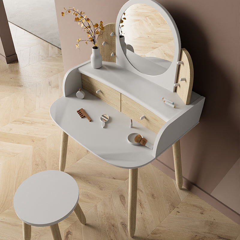 Lili Wooden Vanity Dressing Table Beige