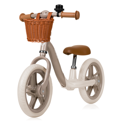 Lionelo Alex Plus Balance Bike Beige/Green Pink