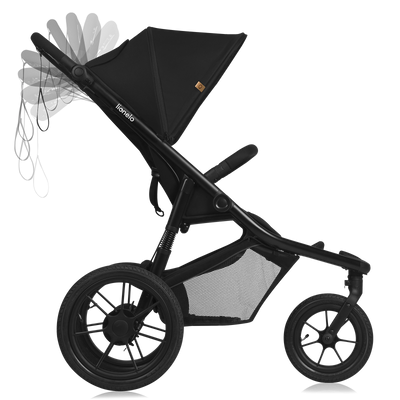 Lionelo Azura Black Onyx - Sports Stroller