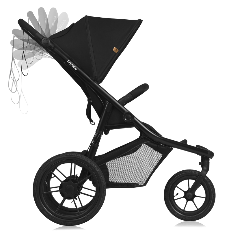 Lionelo Azura Black Onyx - Sports Stroller