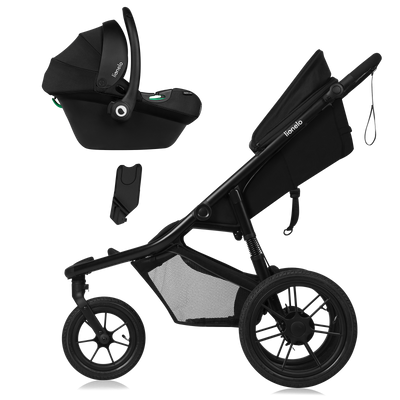 Lionelo Azura Black Onyx - Sports Stroller