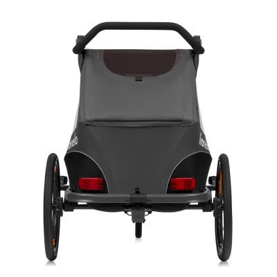 Lionelo Cama Grey Graphite - Bicycle Trailer With Stroller Function