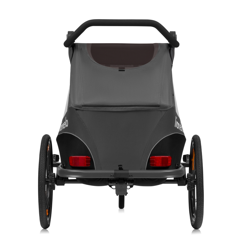 Lionelo Cama Grey Graphite - Bicycle Trailer With Stroller Function