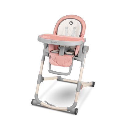 Lionelo Cora Grey/Pink/Blue - High Chair