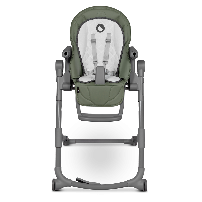 Lionelo Cora Plus Grey/Green Olive - High Chair