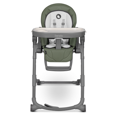 Lionelo Cora Plus Grey/Green Olive - High Chair