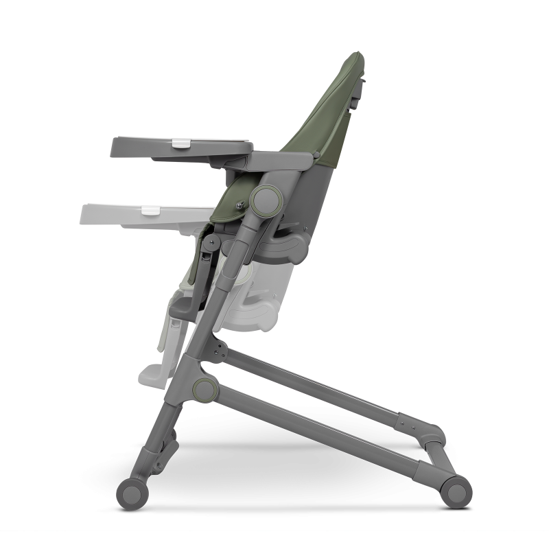 Lionelo Cora Plus Grey/Green Olive - High Chair