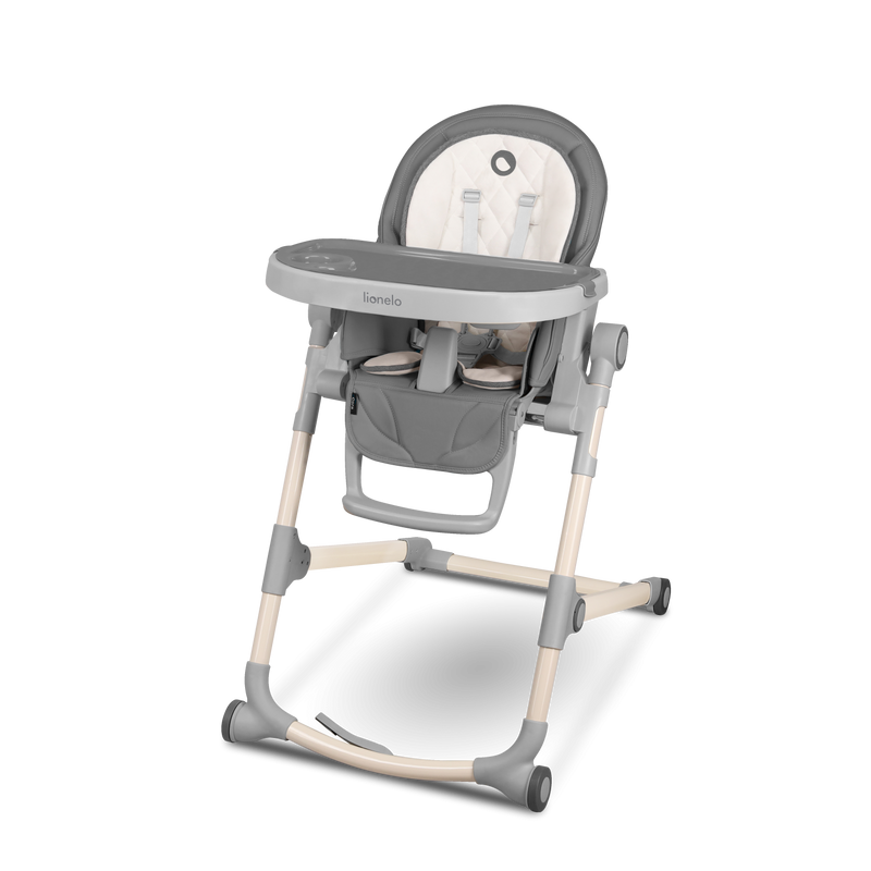 Lionelo Cora Grey/Pink/Blue - High Chair