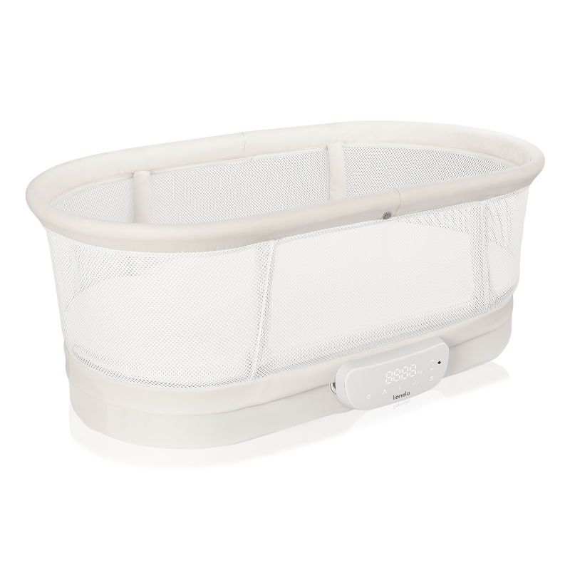 Lionelo Coral White - Cot Cradle With Built in Scales