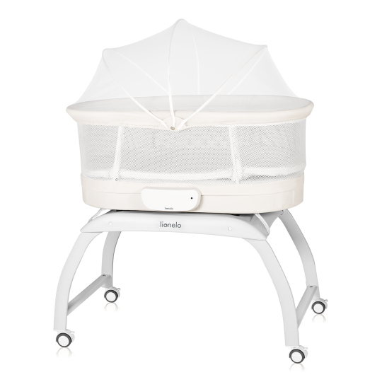 Lionelo Coral White - Cot Cradle With Built in Scales