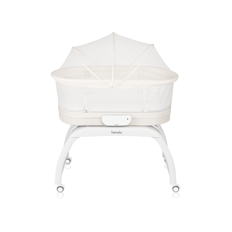 Lionelo Coral White - Cot Cradle With Built in Scales