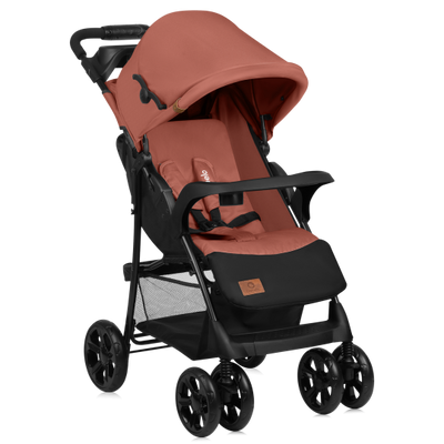 Lionelo Emma Plus - Lightweight Stroller Beige/Green/Coral/Grey