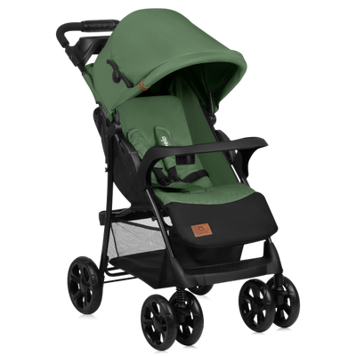 Lionelo Emma Plus - Lightweight Stroller Beige/Green/Coral/Grey