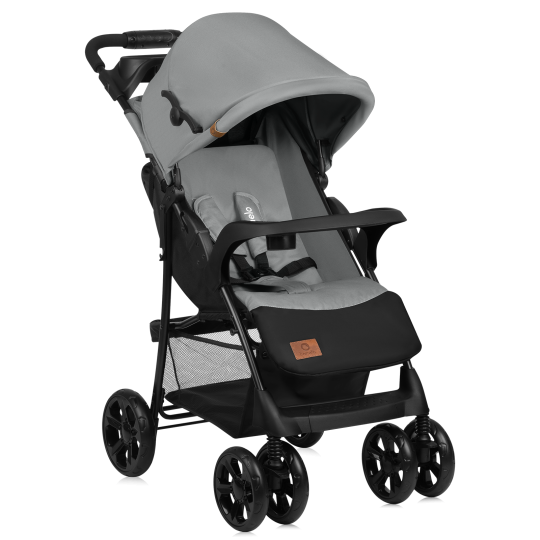 Lionelo Emma Plus - Lightweight Stroller Beige/Green/Coral/Grey