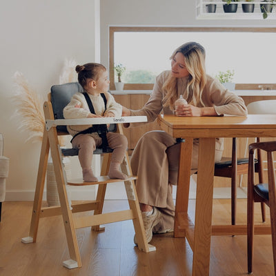 Lionelo Floris Grey/White - High Chair