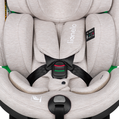 Lionelo Harmony i-Size PBeige Bamboo 360 Rotational Car Seat