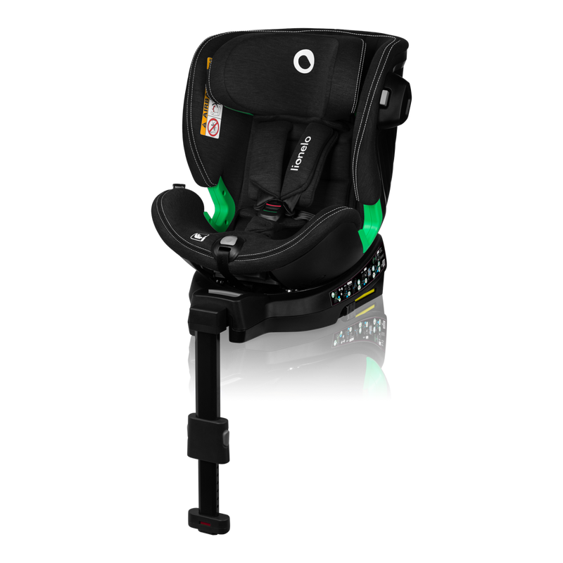 Lionelo Harmony i-Size Black Carbon Bamboo 360 Rotational Car Seat