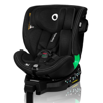 Lionelo Harmony i-Size Black Carbon Bamboo 360 Rotational Car Seat