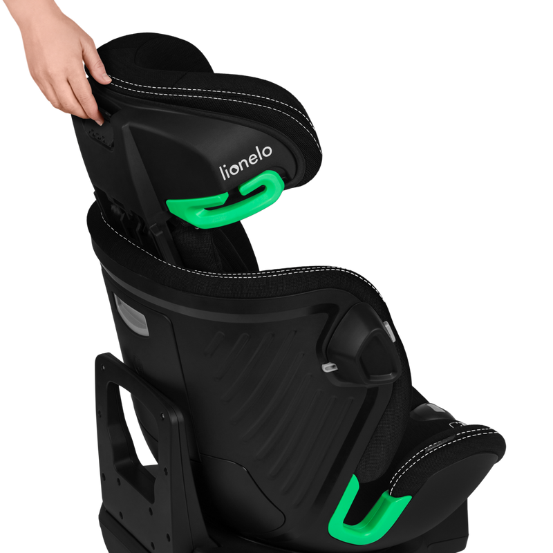 Lionelo Harmony i-Size Black Carbon Bamboo 360 Rotational Car Seat