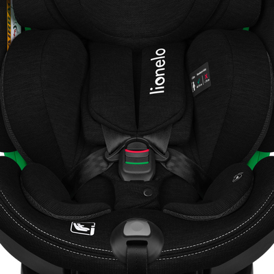 Lionelo Harmony i-Size Black Carbon Bamboo 360 Rotational Car Seat