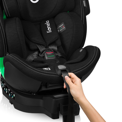 Lionelo Harmony i-Size Black Carbon Bamboo 360 Rotational Car Seat